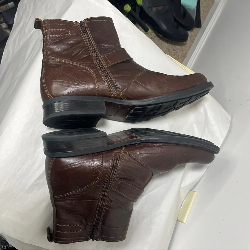 Venturini for Men Pisa Chukka Leather Boot Sz 11.5 EUC Chocolate Brown